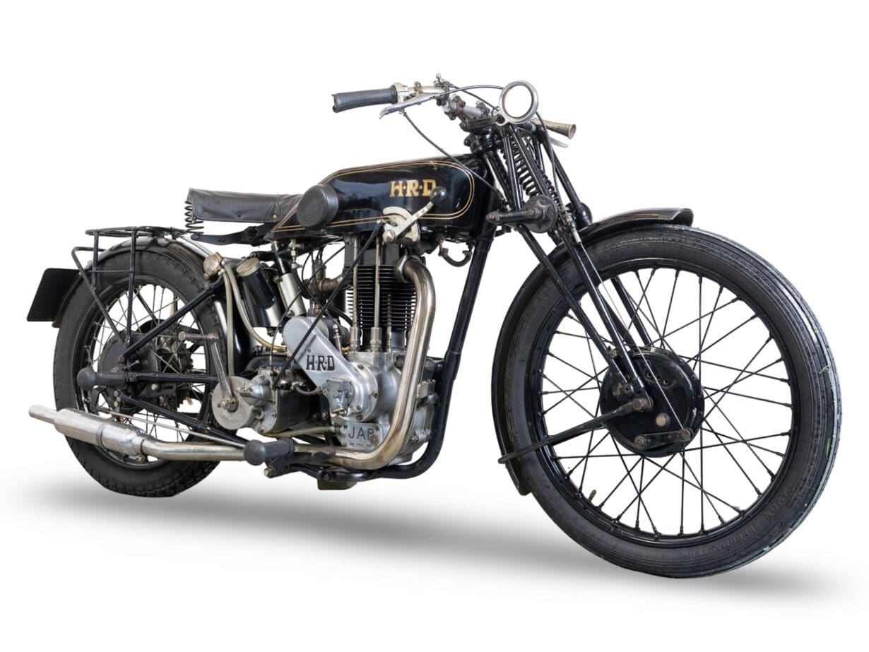 Rare 1926 HRD Model 90 from The David Plant Collection heads to